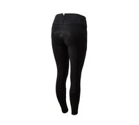 HORZE Pantalones de Montar Daniela para Mujer con Asiento Completo de Silicona para un Mejor Agarre, Cintura Alta, pantalón de equitación, Todas Las Tallas, Negro, 44