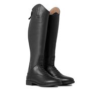HORZE Rover - Botas altas clásicas de cuero sintético para mujer, resistentes al agua, con cordones y cremallera trasera, Negro -, 10S/XW
