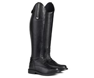 HORZE Verona - Botas de equitación para mujer, con cremallera, 40 W, color marrón