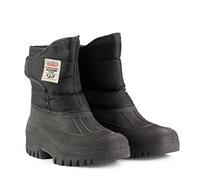 HORZE Zapatos de establo impermeables Spirit, botas de establo para mujer y niños, zapatos de invierno forrados, Negro , 40 EU