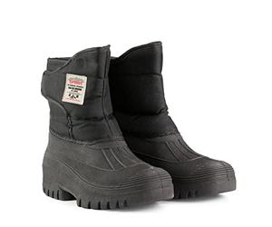 HORZE Zapatos de establo impermeables Spirit, botas de establo para mujer y niños, zapatos de invierno forrados, Negro , 40 EU