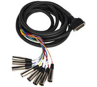 HOSA Balanced Snake DB25 to XLR3M - (16 Feet) (Black)