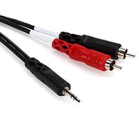 Hosa CMR-225, Stereo Breakout, 3.5 mm TRS to Dual RCA, 25 ft