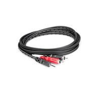 Hosa CMR-225, Stereo Breakout, 3.5 mm TRS to Dual RCA, 25 ft