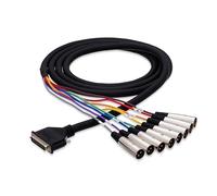 Hosa DTF-805, Balanced Snake, XLR3F to DB25, 5 m