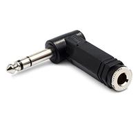 Hosa GPP-273, Right-angle Adaptor, 1/4 in TRS to Same