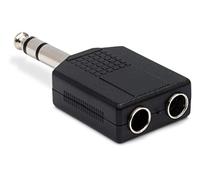 Hosa GPP-359, Adaptor, Dual 1/4 in TRS to 1/4 in TRS