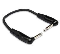 Hosa HGTR-000.5RR, Pro Guitar Patch Cable, REAN Right-angle to Same, 6 in