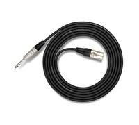 Hosa HSX-001.5, Pro Balanced Interconnect, REAN 1/4 in TRS to XLR3M, 1.5 ft