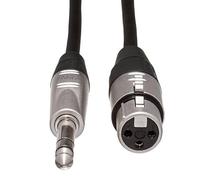 Hosa HXS-001.5, Pro Balanced Interconnect, REAN XLR3F to 1/4 in TRS, 1.5 ft