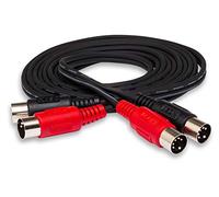 Hosa MID-202, Dual MIDI Cable, Dual 5-pin DIN to Same, 2 m