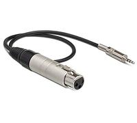 Hosa MIT-156, Impedance Transformer, XLR3F to 3.5 mm TRS, 18 in