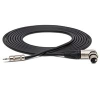 Hosa MXM-001.5RS, Camcorder Microphone Cable, Neutrik Right-angle XLR3F to Hosa 3.5 mm TRS, 1.5 ft