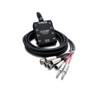 Hosa SH-6X2-50 Little Bro' Sub Snake - 6 env os XLR, 2 retornos TRS de 1/4"" - 15 metros