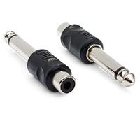 Hosa Technology RCA/6.35 mm TS - Adaptador para cable (6.35 mm TS, RCA, Macho/hembra, Negro)