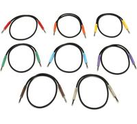 Hosa TTS-845, Balanced Patch Cables, TT TRS to Same, 1.5 ft