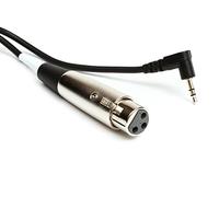 Hosa XVM-105F, Camcorder Microphone Cable, XLR3F to Right-angle 3.5 mm TRS, 5 ft