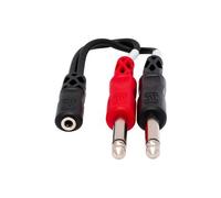 Hosa YMP-434 Cable adaptador estéreo mini TRSF a 2x TSF