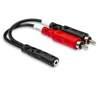Hosa YMR-197, Stereo Breakout, 3.5 mm TRSF to Dual RCA