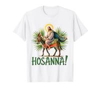 Hosanna! Domingo de Ramos Cristiano Jesús Montando un Burro Camiseta