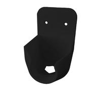 Hose Bracket, Nozzle Mount, Spray Attachment with 3.35x3.15x4.72in Size, Pipe Holder for Wall, Irrigation, Lawn, Patio, Garden, Backyard, Yard, Outdoors, Storage, Rack, Hook, Space Saving, Black