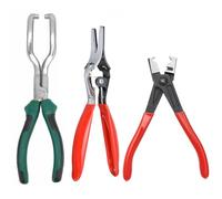 Hose Clamp Pliers, Abrazadera de abrazadera de sujeción, abrazadera de manguera de combustible, abrazadera para manguera de suministro de combustible, abrazadera de extracción de tuberías, 3 paquetes