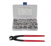 Hose Clamp Single Ears Clamp Worm Drive Fuel Hose Clamps with Ear Clamp Pincer