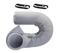 Hose Cover, Air Conditioner, Insulated Sleeve Heat Retention Energy Efficiency Condensation Control Temperature Stability Fit, Pipe Fit Duct for Hot Weather Home Garage Apartment
