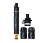 Hose Nozzle - 3 Modes Leak-Proof Connection Cleaning Tool, Water Hose Sprayer Nozzle For Garden | For Window Kitchen Glass Bathroom Flowers Plants Watering Lawn Pet Bathing, 15.5x2.4x2.4cm