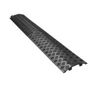 Hose Protector, Cable Ramp, Power Cover, Waterproof Non-Slip Base, Heavy-Duty PVC Build, Ideal for Garden Walkway Garage Use, 39.37x51.18x0.79 Inches, Black Color, 1 Piece