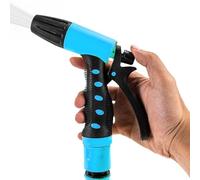 Hose - Spray de tubo con jabón dispensador, jardín de hueso y sprayer, adjustable Sprray Nozzle For Garden Great For Cleaning For Gardens Lawn Outside Outdoor Backyard Pet Showering Washing