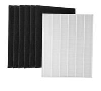 HOSECES Filtro purificador de aire de repuesto 15115 / Filtro A compatible con Winix Zero (AZBU330-HWB) y P300, 1 filtro HEPA H13 + 6 kit de prefiltro de carbón activado