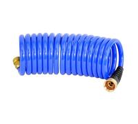 HoseCoil 15' Blue Self Coiling Hose w/Flex Relief