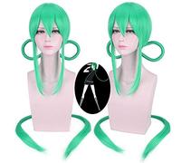 Hoseki no Kuni Jade Euclase Cosplay Peluca Sintética Larga Verde Mujer Pelucas adultas Disfraz de Halloween Anime Juego Cabello 100cm