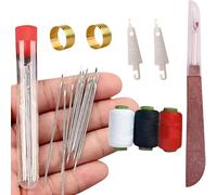 Hosenwelt 37PCS Sewing Tool Set Needles Thread Hand Repair Tools, Portable DIY Hand Made Craft Sets Sewing Working Kit for Beginners (1PCS)