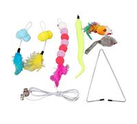 HOSEONFN Cat Toys For Cats, Hanging Door Adjustable Interactive Self Play, Fun Entertainment For Indoor Pets, Durable Safe Design