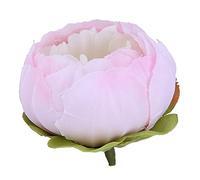 HOSEONFN Flores artificiales, no tóxicas, ecológicas, múltiples colores para decorar centros de bodas en casa, realistas, duraderos (ligeramente rosado)