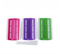 HOSEONFN for Cross Stitch Thread Organizer, 30 Position Embroidery Floss Holder, Compact Foam Notches, Individual Color Windows, Tension Control for Easy Strand Removal