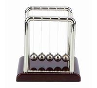 HOSEONFN for Desktop Newton Cradle Balance Balls, Kinetic Energy Pendulum Balls for Office Desk Decor, Physics Educational Toy for Kids, Home Ornament Gift (Bola de billar cuadrada pequeña)