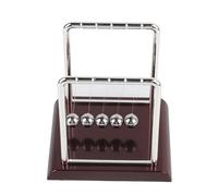 HOSEONFN for Desktop Newton Cradle Balance Balls, Kinetic Energy Pendulum Balls for Office Desk Decor, Physics Educational Toy for Kids, Home Ornament Gift (Bola de billar cuadrada mediana)