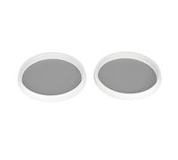 HOSEONFN para Cocina, Organizador Giratorio de 360 Grados para latas, Giratorio para encimera, Lazy Susan para despensa, Material PP Duradero, Base Antideslizante, diseño Que (Conjunto de 2 Piezas