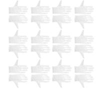 HOSEONFN para guantes de trabajo, términos básicos de búsqueda alta, para protección de seguridad de manos, 12 pares de guantes de algodón blanco, resistente al sudor, material