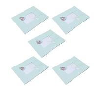 HOSEONFN para joyas y bolsas de regalo, caja de almacenamiento portátil con asas, fondo cuadrado reforzado, cartón blanco duradero y plástico para fiestas, Gatito de casa de huéspedes, Informal