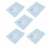 HOSEONFN Para joyas y bolsas de regalo, caja de almacenamiento portátil con asas, parte inferior cuadrada reforzada, cartón blanco duradero y material plástico para fiestas, bodas, minoristas (B&B