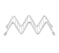 Hoseonfn para tacos de tacos, para innovador bandeja de stand de panqueques de acero inoxidable 304, para restaurantes de cocina, diseño duradero, organizador fácil de ahorro de (2/3 cuadrícula)