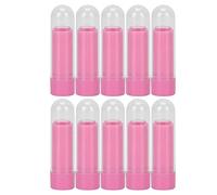 HOSEONFN para tubo de lápiz labial de bricolaje, recipiente vacío multifuncional para loción en crema, tamaño de viaje portátil, material inodoro no tóxico, diseño de tapa hermética