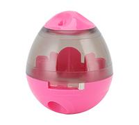 HOSEONFN Pelota dispensadora de Comida para Mascotas, Entrenamiento Interactivo con Memoria, Juguete Rompecabezas de alimentador Lento para Perros, Cachorros y Gatos (Rosa)