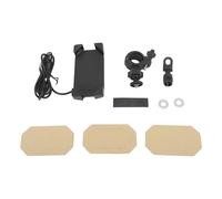 HOSEONFN Soporte de Montaje para teléfono de Motocicleta de 12V, Cargador de teléfono de Carga rápida Recargable de 10W, Soporte Universal para teléfonos de 3,5 a 6 Pulgadas