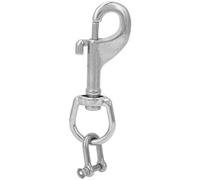 HOSEONFN Soporte para Linterna de Buceo, cámara, Clip de Seguridad de un Solo Extremo, Anilla en D, grillete, Equipo subacuático