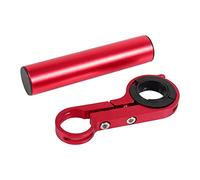 HOSEONFN Soporte para manillar de bicicleta para luz GPS de teléfono, soporte extensor con cuerpo de aluminio, se adapta a manillares de 31,8 mm/25,4 mm, diámetro de 22,2 mm,